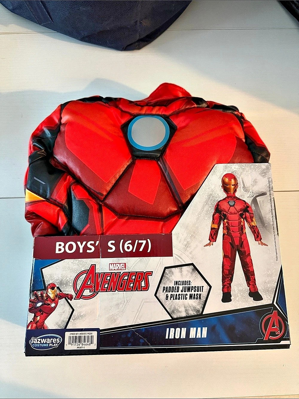 Marvel Iron Man Boys Small (6/7) NWT Costume
